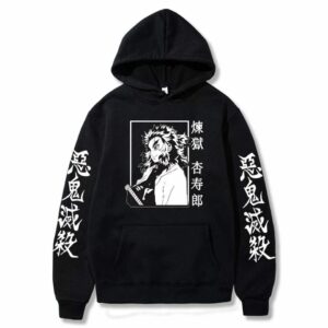 Polera con Capucha Rengoku's de Kimetsu No Yaiba