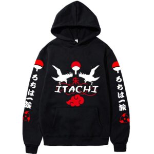 Polera Capucha Itachi Only Cuervos de Naruto