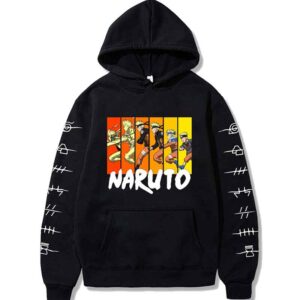 Polera Capucha Evolution de Naruto