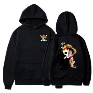 CPolera Capucha Luffy esconde de One Piece