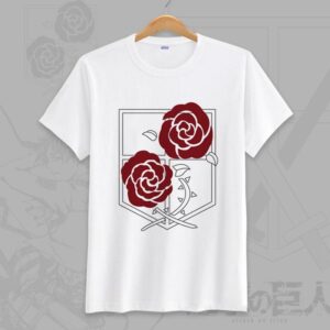 Polo Escudo ROSAS de Shingeki No Kyojin