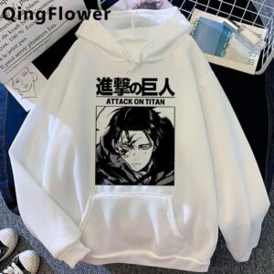 Polera Capucha Only Levi de Shingeki No Kyojin