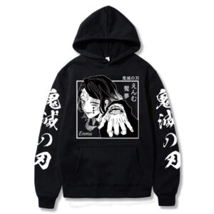 Polera Capucha Septima Luna Kimetsu No Yaiba