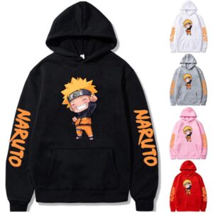 Polera Capucha Chibi de Naruto