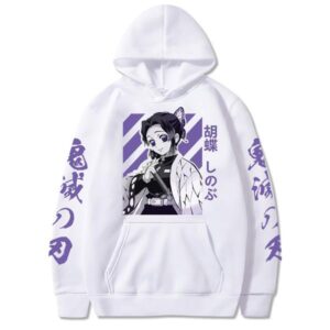 Polera ACapucha Shinobu Kawai de Kimetsu No Yaiba