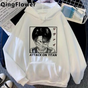 Polera Capucha Levi Post War de Shingeki No Kyojin