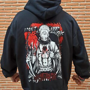 Polera Capucha My F*cking Heart de Jujutsu Kaisen