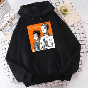 Polera Capucha Tana y Nishi Pray Haikyuu!!