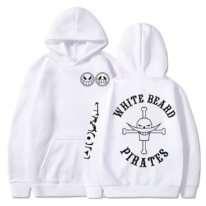 Polera Capucha ASCE White Beard de One Piece