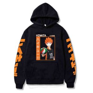 Polera Capucha Hinata Reta de Haikyuu!!