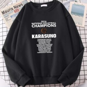 Polera Karasuno National Champions de Haikyuu!!