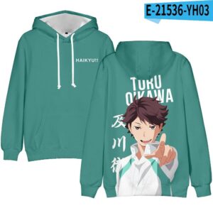 Polera Capucha Toru Oikawa de Haikyuu!!