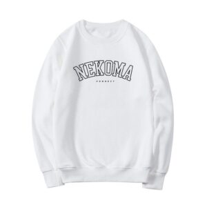 Polera Nekoma words de Haikyuu!!