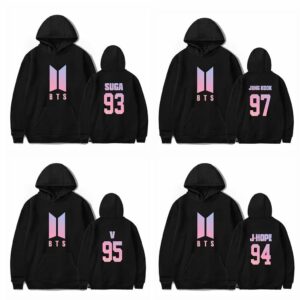 Polera Capucha BTS Numbers & Logo de Notrends