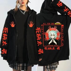 Polera Capucha cierre Shigaraki Hands My Hero Academia