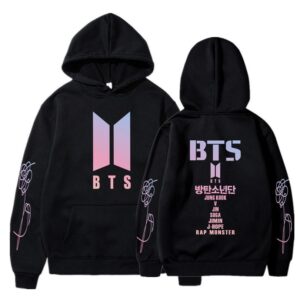 Polera Capucha Logo BTS Songs de Notrends