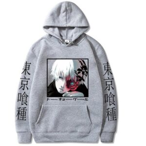 Polera Capucha Kaneki Ken S8 de Tokyo Ghoul