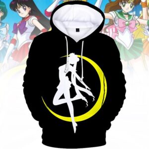 Polera Capucha Luna Dorada de Sailor Moon