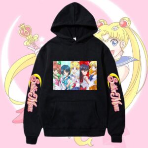 Polera Capucha FiveGirls de Sailor Moon