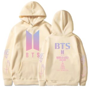 Polera Capucha Logo BTS Songs de Notrends