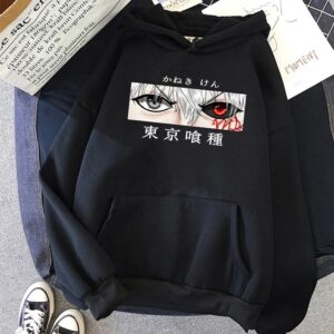 Polera Capucha Kaneki Ghoul Eyes S2 de Tokyo Ghoul