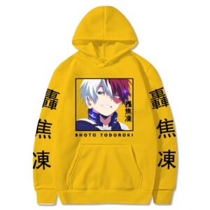 Polera Capucha Todoroki Sexy Smile de My Hero Academy