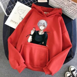 Polera Capucha Kaneki Ken S10 de Tokyo Ghoul