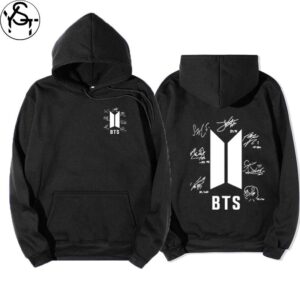 Polera Capucha BTS Logo Autograph S2 de Notrends