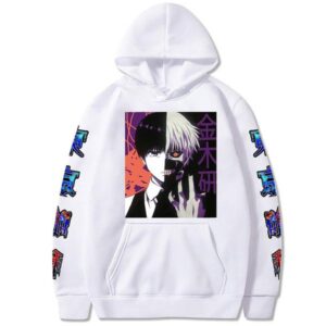 Polera Capucha Kaneki Ken S5 de Tokyo Ghoul