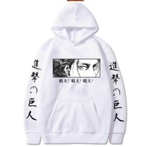 Polera Capucha Cute Eyes Eren de Shingeki No Kyojin