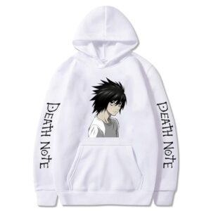 Polera Capucha L Face1 de Death Note