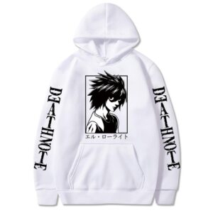 Polera Capucha Serious 'L' de Death Note