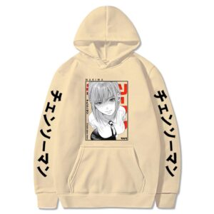 Polera Capucha Power Face de ChainSaw Man