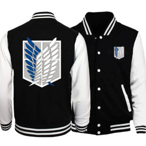 zJacket Blue White Logo de Shingeki No Kyojin