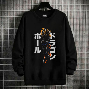 Polera ASaiyan Siluet de Dragon Ball