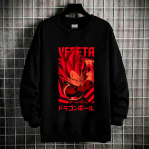 Polera Vegeta Rage Red de Dragon Ball