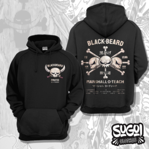 Polera Capucha Marshall White Beard de One Piece