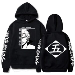 Polera ACapucha Aizen de Bleach