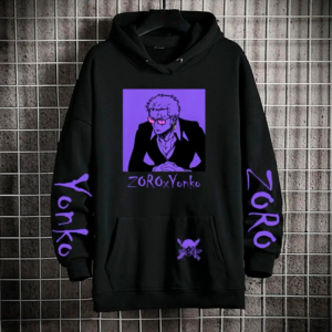 CPolera Capucha Zoro Yonko Purple de One Piece