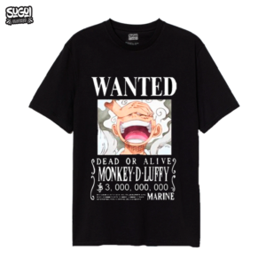 Polo Wanted Luffy Gear 5 de One Piece