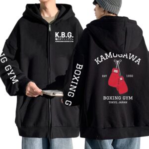 Polera Capucha con Cierre KBG Kamogawa