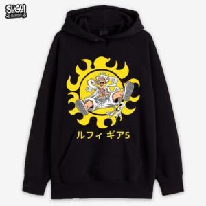 bCapucha Yellow Nika Gear 5 de One Piece