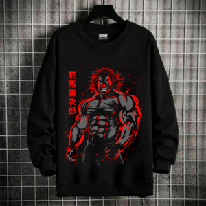 Polera Yujiro Hanma RedS de Baki