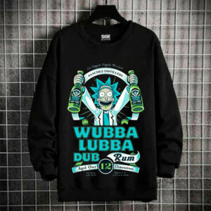 Polera WUBBA LUBBA de Rick and Morty