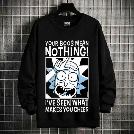 Polera Mean Nothing de Rick and Morty