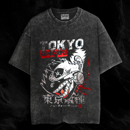Polo Oversize ACID Kaneki Crazy de Tokyo Ghoul