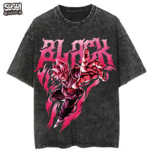 aPolo Oversize Acid PBlack Goku de Dragon Ball