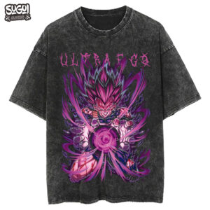 aPolo Oversize Acid Ultra Ego Power de Dragon Ball