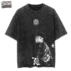 aPolo Oversize Acid Sokamona Gojo de Jujutsu Kaisen