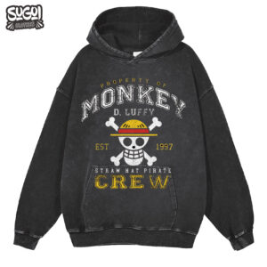 aCapucha Over Acid Monkey Crew de One Piece